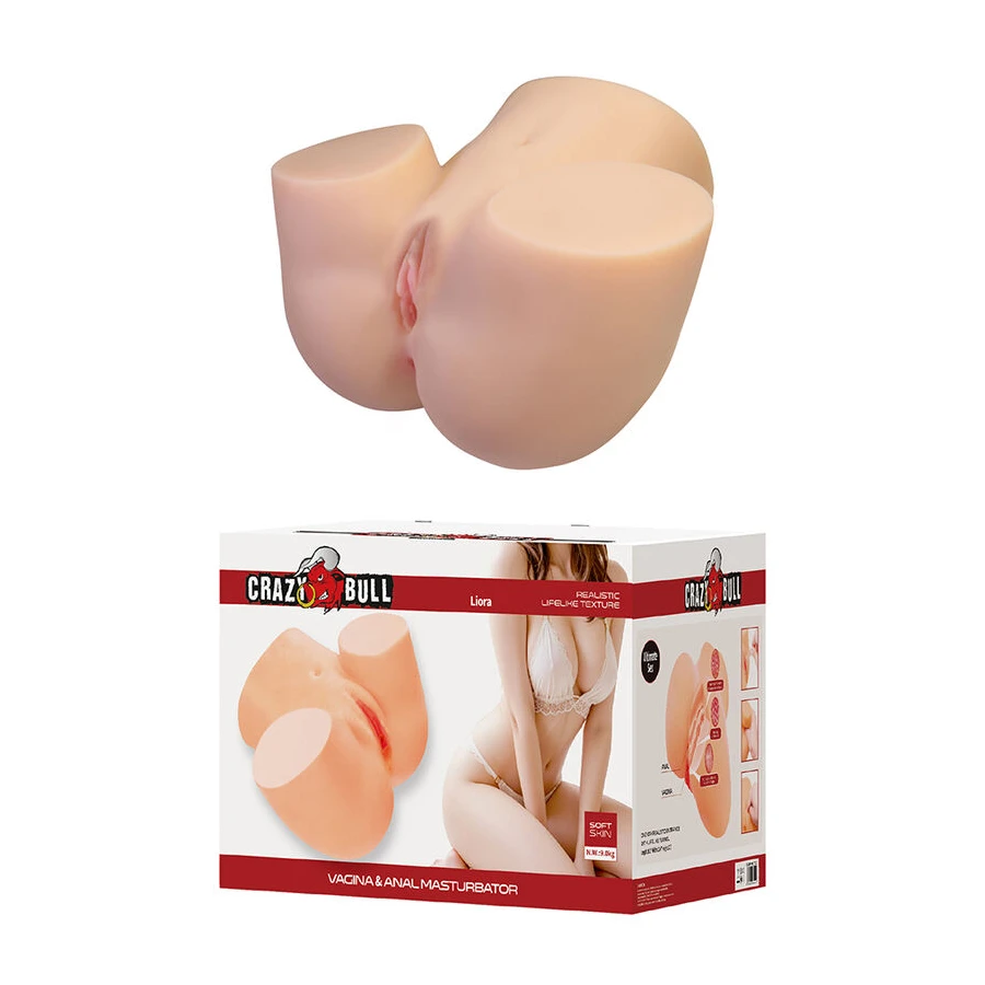 CRAZY BULL - LIORA XXL DOPPIO MASTURBATORE VAGINALE E ANALE
